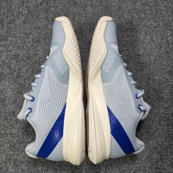 Adidas Pickleball Shoes Womens Grey Blue Silver Court Sneaker Gamecourt 2 JQ3248 - Picture 7 of 10